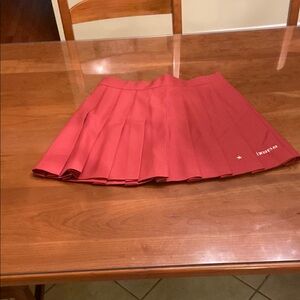 ixspa Rust Pleated Tennis Skirt